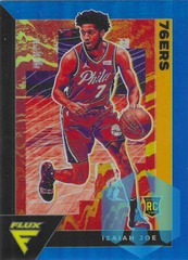 Isaiah Joe RC BLUE PANINI FLUX 2020-21 Philadelphia 76ers #222